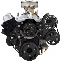 Tru Trac Serp System Pontiac SB & BB Alt & PS - Black