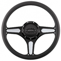 <N/A> Street Lite Standard Steering Wheel - 14" Black Anod