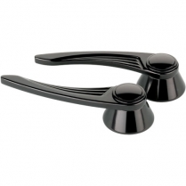 Ball Milled Inside Door Handle - 49Up GM/Ford - Black