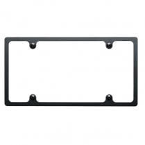 Slim Line License Plate Frame, without Light - Black