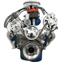 Tru Trac Serp System Ford SB Premium + Alt Only - Polished
