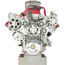 Tru Trac Serp System Ford FE Premium Alt & A/C - Polished