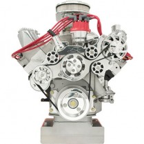 Tru Trac Serp System Alternator only Ford FE - Polished