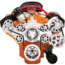Tru Trac Serp System Alt & only PS BB Mopar - Polished