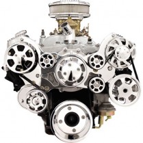 Tru Trac Serp System A/C, Alt & PS Pontiac - Polished