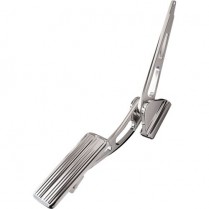 <N/A> Rectangle Street Rod Gas Pedal Assembly - Polished