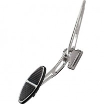 <N/A> Oval Street Rod Gas Pedal Assembly - Black Anodized