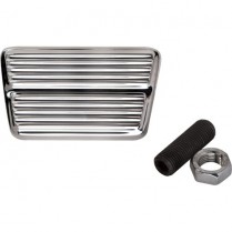 <N/A> Rectangle Street Rod Brake/Clutch Pedal - Polished