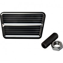 Rectangle Street Rod Brake/Clutch Pedal - Black Anodized