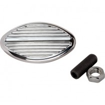 <N/A> Oval Street Rod Style Brake/Clutch Pedal - Polished