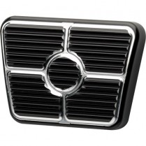 1955-57 Chevy Brake or Clutch Pedal Pad - Black Anodized