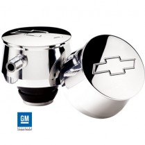 Bowtie Round Valve Cover Breather w/1-1/4&rdquo; - Polished