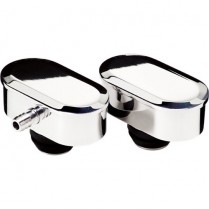 Smooth Oval Valve Cover Breather w/1-1/4&rdquo; - Polished