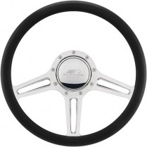 Speedway Half Wrap Steering Wheel - Polished 14"
