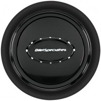 Smooth Pro-Style with Billet Logo Horn Button - Black