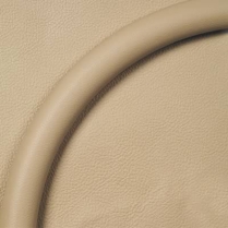 15.5" Half Wrap Trim Ring - Tan Leather