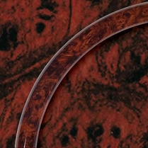 15.5" Half Wrap Trim Ring - Simulated Burl Wood