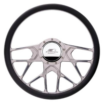 Half Wrap 15.5" Redline Polished Steering Wheel