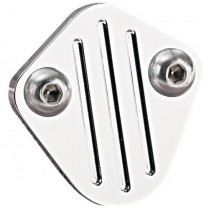 Fuel Pump Block Off for Big Block Chevy & All Ford- Polished