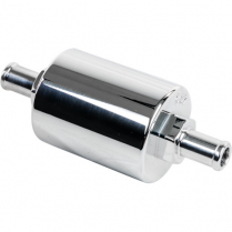 In-Line Fuel Filter 3/8" Barbed - Polished