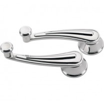 <N/A> Rail Inside Window Cranks for GM to 48 - Polished