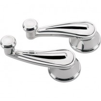 <N/A> Rail Inside Vent Cranks for Ford & GM 49Up - Polished