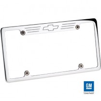 Bowtie License Plate Frame without Light - Polished