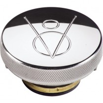 V8 Logo 16 lbs Aluminum Radiator Cap - Polished