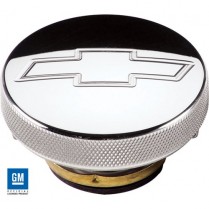Chevy Bowtie 7 lb Aluminum Radiator Cap - Polished