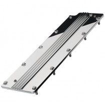 Ribbed Aluminum LS Valley Cover for LS2,3,7 & LSX - Polished