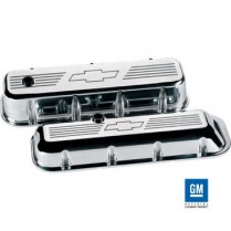 Bowtie Tall Valve Covers for BB Chevy - Polished