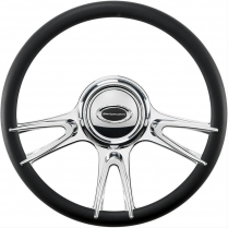 Fury Profile Series Half Wrap Steering Wheel - Polished 14"