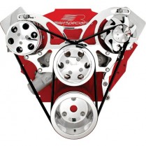 V-Trac Pulley System for BB Chev A/C & Alt only - Polished
