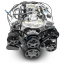 SB Chevy 383 cid 436 HP Black Del Dressed Multiport FI  Eng