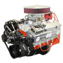 New 400 SBC 508 HP Dressed Crate Engine w/Pol Drive Kit