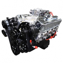 BPE 454 cid 460 HP BBC Dressed Crate Engine w/Black Drive Kt