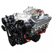 BPE 454 cid 460 HP BBC Dressed Crate Engine w/Black Drive Kt