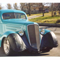 1935 Chevy Master Passenger Car Fender Bra