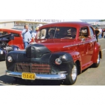 1946-48 Ford Passenger Car Smooth Hood, Hood Cover