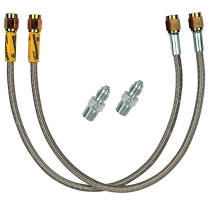 Willwood Caliper 16" Braided SS Brake Hoses w/-3AN Ends