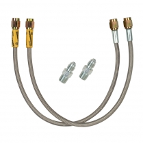 Willwood Caliper 14" Braided SS Brake Hoses w/-3AN Ends
