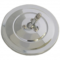 1947-72 GM P/U Chrome Ribbed 5" Round Outside Mirror Head