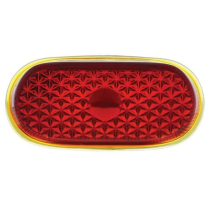 1940 Chevy Passenger Car Tail Light with Red Glass Lens