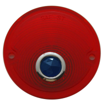 1955-59 Chevy Pickup Truck Tail Light Lens w/ Blue Dot