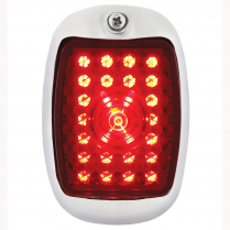 1940-53 Chevy/GMC Truck LH LED Tail Light w/SS Housing