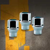 ET Style Open End Bulge Acorn Lug Nut - Hex 3/4" x 1/2-1/8"