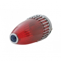 1959 Cadillac Tail Light Assembly w/Chrome Ring & Red Lens