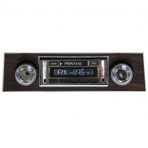 1967 Pontiac Firebird USA-230 Radio with Walnut Bezel