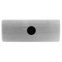 1939 Glove Box Door Cover with VFD Clock - Satin Alum