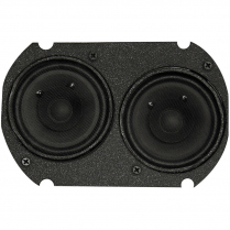 Dual 3-1/2" Dash Speaker Assembly 5" x 7" Size - 80 Watt